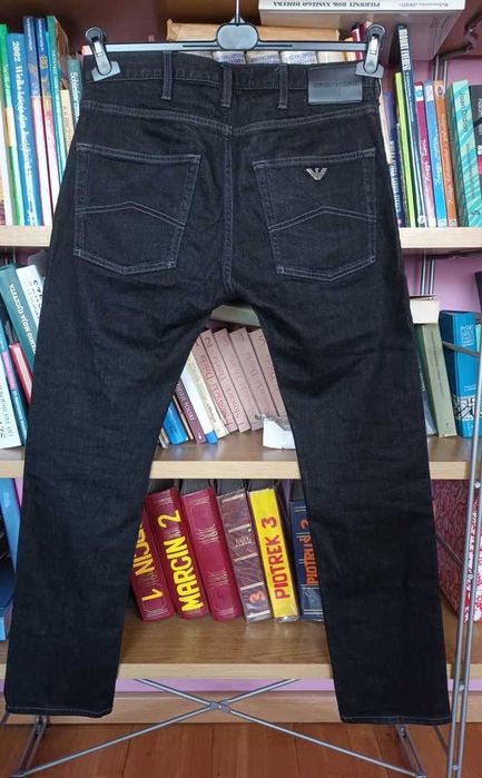 Emporio Armani jeansy czarne