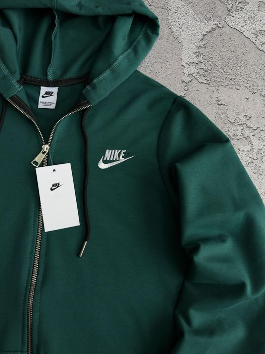 Кофта Nike. Вишивка. Топ якість. Зіпка найк. Зіп-худі. Кофта на змійці