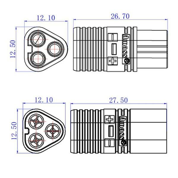 Роз'єми XT90, XT60, MT60