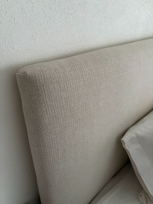 Cabeceira de cama Bege