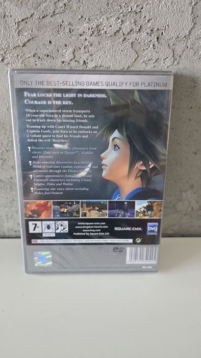 Kingdom Hearts Platinum PS2 ENG PAL NOWA FOLIA