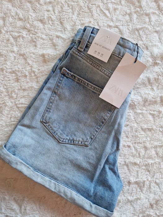 Zara jeansowe bermudy