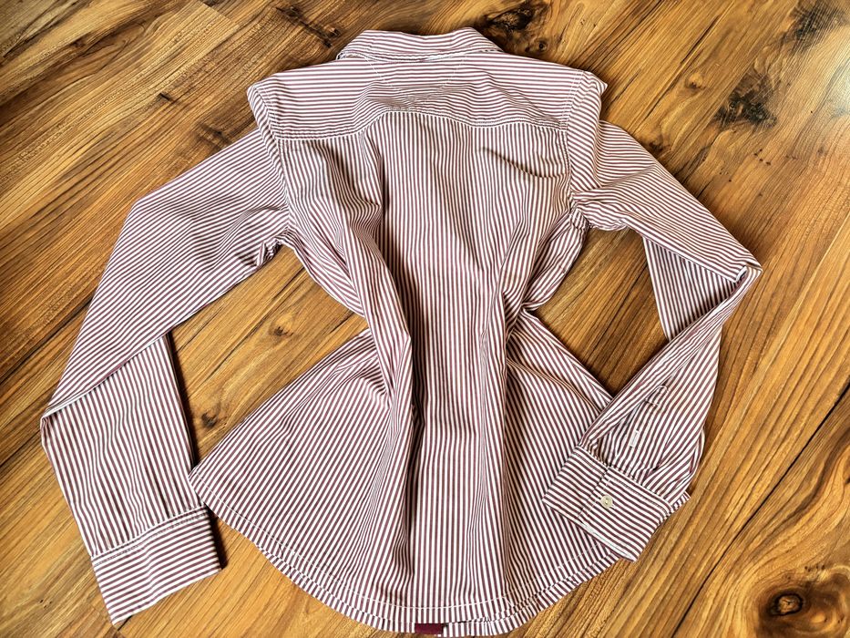 Bordowa koszula w paski,Tommy Hilfiger