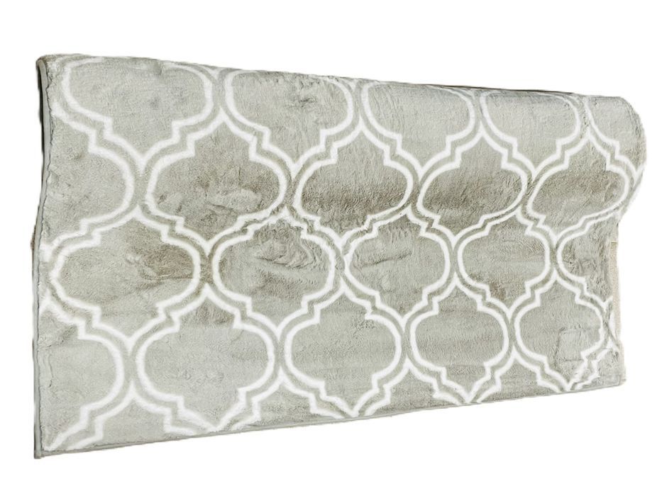 Szary Dywan 120x160 cm, miękki i miły w dotyku, wzorzysty