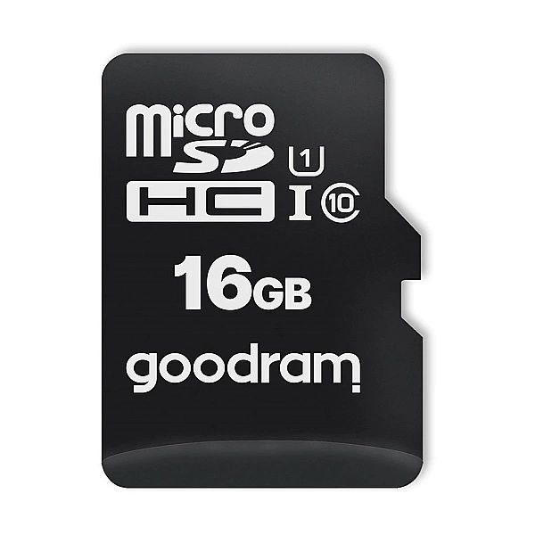Goodram Microcard 16 GB karta pamięci micro SD HC UHS-I class 10, adap
