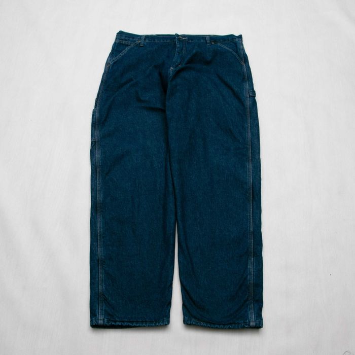 Wrangler Fleece Lined Carpenter Jean spodnie jeansowe ocieplane38/34us