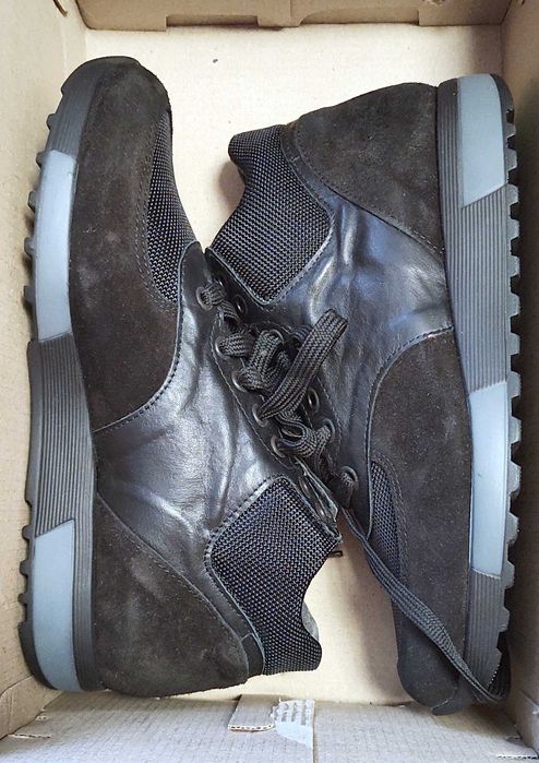 Чоловічі замшеві шкіряні черевики ботинки спортивні кросівки 40р