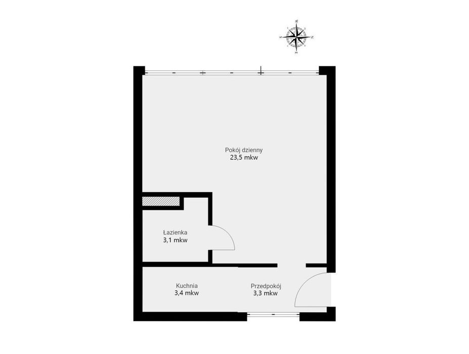 Kawalerka, piękny widok, świetna lokalizacja