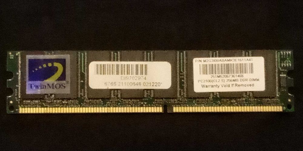 Memórias RAM DDR 128MB 256MB 1GB64738221502209122