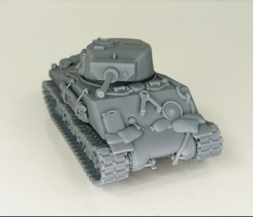 Czołg Sherman, Bolt Action, druk 3D.