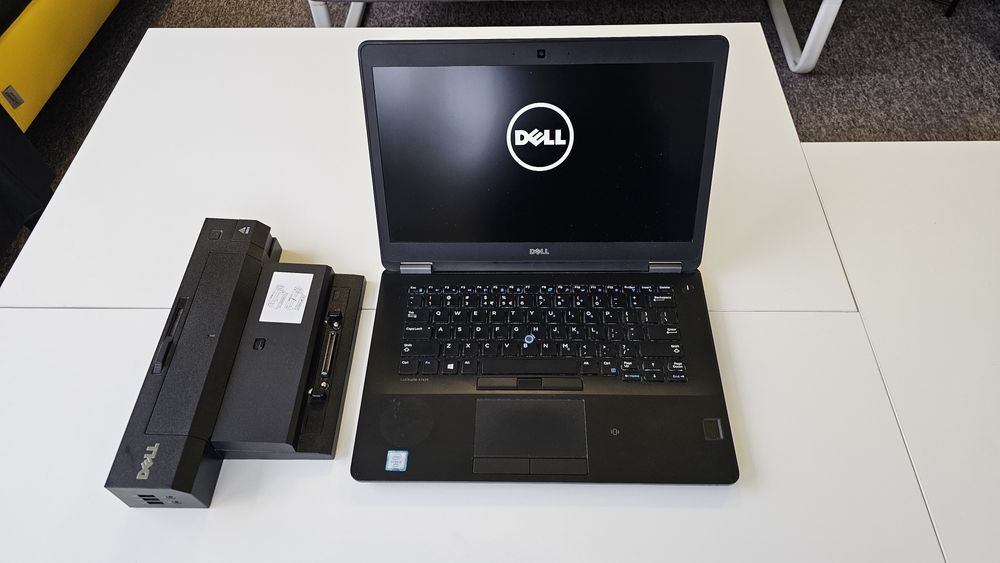 Laptop Dell Latitude E7470 + Stacja dokująca PRO2X + Zasilacz 130W
