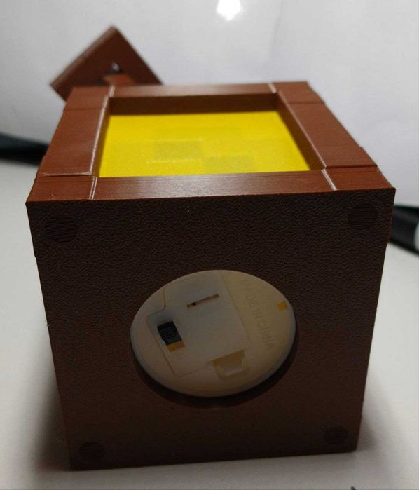 Настіний ліхтар у стилі майнкрафт, Minecraft, LED-свічка 3D-друк Декор