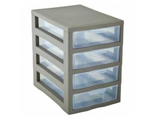 Органайзер мини-комод универсальный на 4 ящика