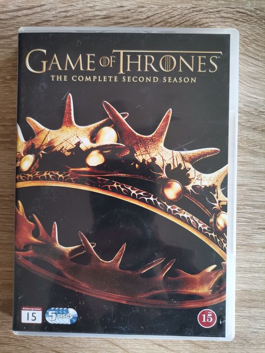 Gra o Tron kompletny 2 sezon pl 5 płyt dvd