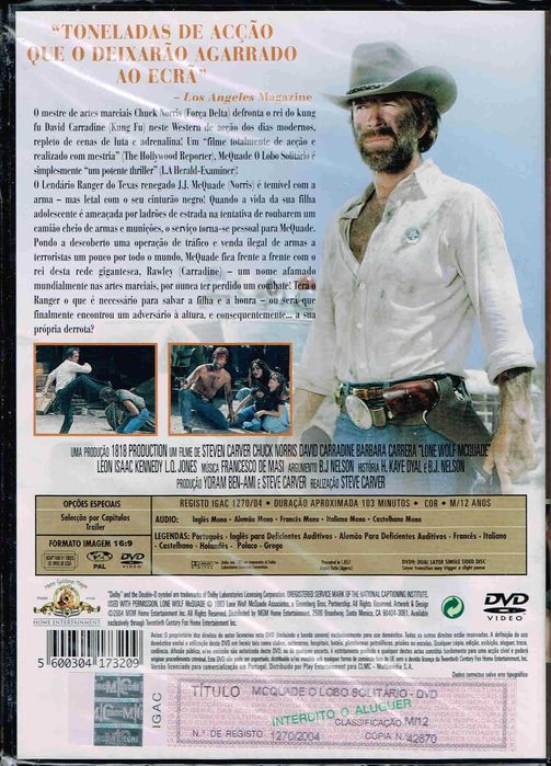 Filme em DVD: McQuade O Lobo Solitário - NOVO! SELADO!