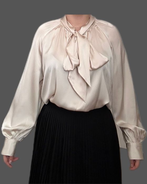 Блуза сатинова Massimo Dutti