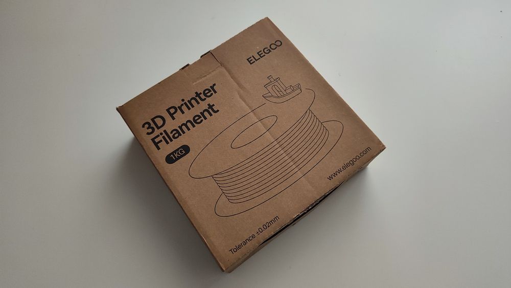 1 kg Filamento PLA vermelho Elegoo