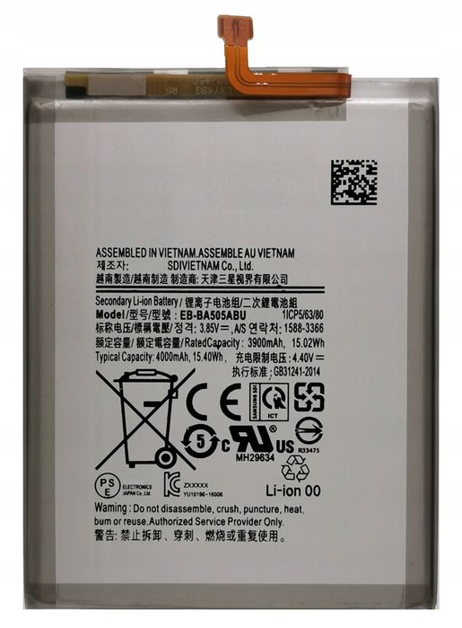 Nowa Bateria Do Samsung A50 A505 Eb-Ba505Abn 4000 Mah