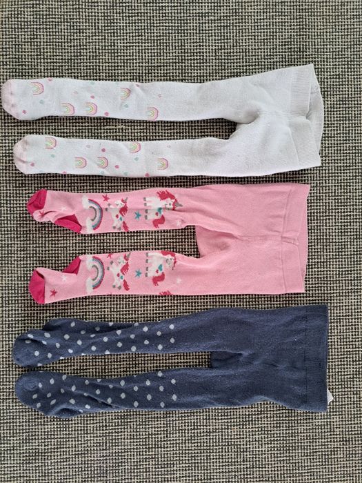 Rajstopy dziecięce 3szt. rozm. 62-68