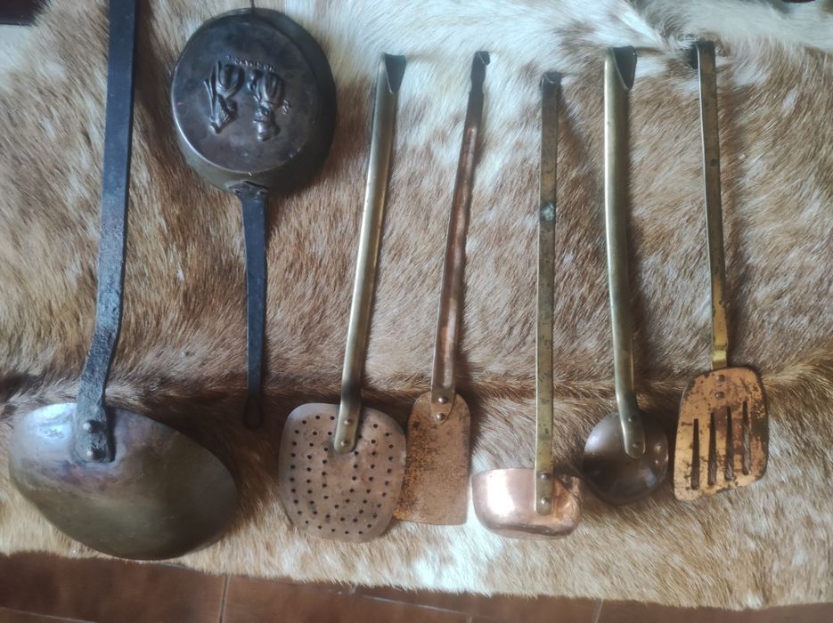 Utensílios em cobre / ferro /