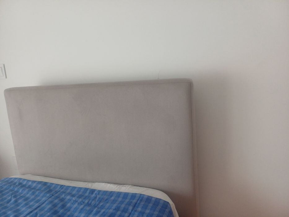 Cama dupla cor cinza