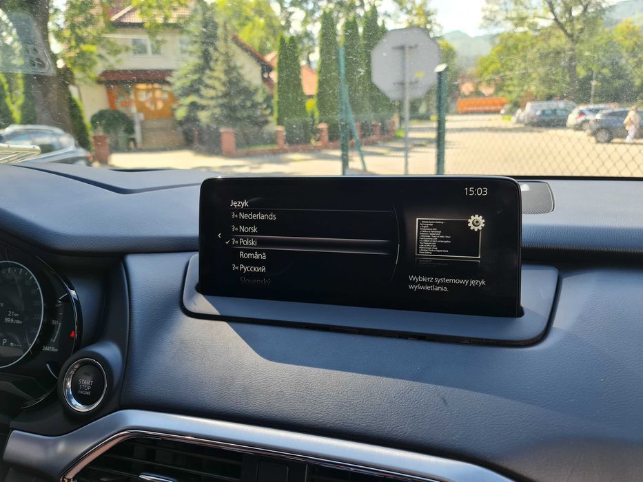 Polski Język polskie menu Mazda 3 6 cx3 cx5 cx9 konwersja USA