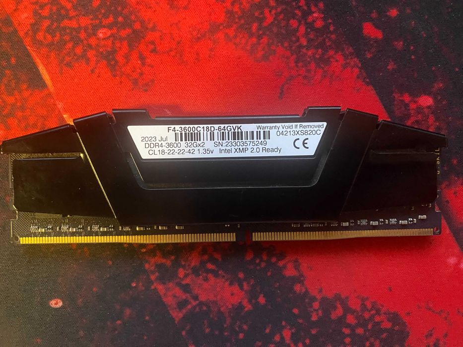 Модуль пам'яті G.Skill Ripjaws DDR4-3600 (1x32Gb)