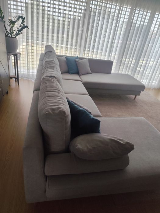 Sofá com 2 chaise longue