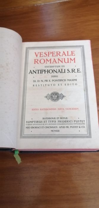 Vesperale Romanum / Canto Gregoriano