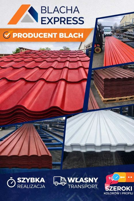 Blacha trapezowa Oleśnica T18 T35 blacha na dach Producent Transport