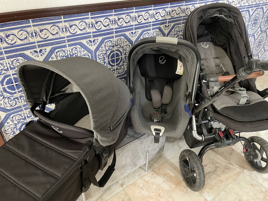 Trio Jané Koos com base isofix