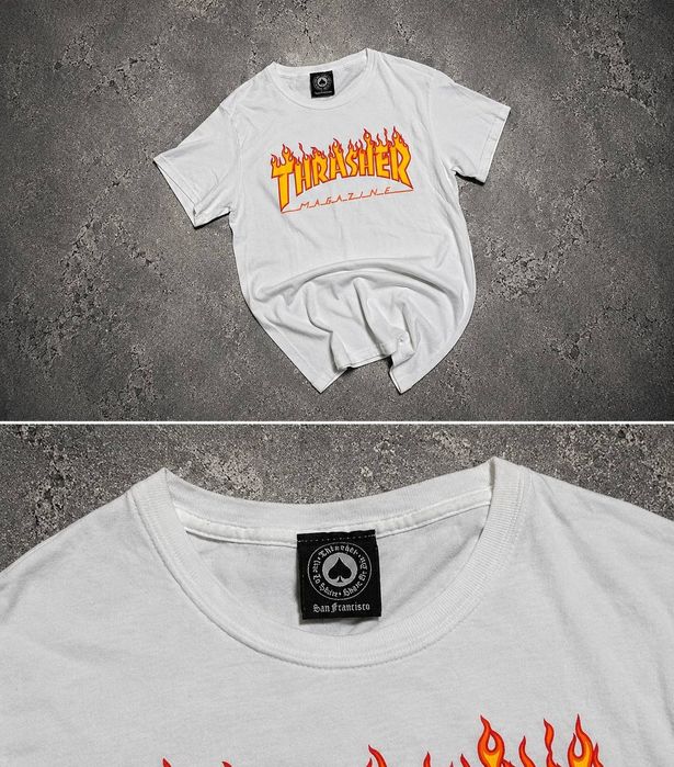Футболка Thrasher Magazine Flame Logo T-shirt S