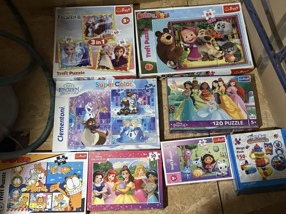 Gry i puzzle duza paka