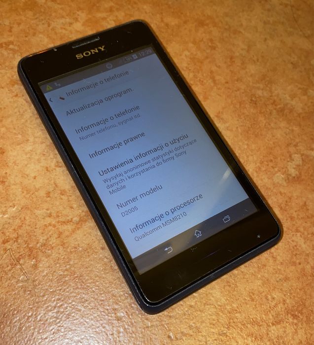 Sony Xperia E Dual Sim model d2005