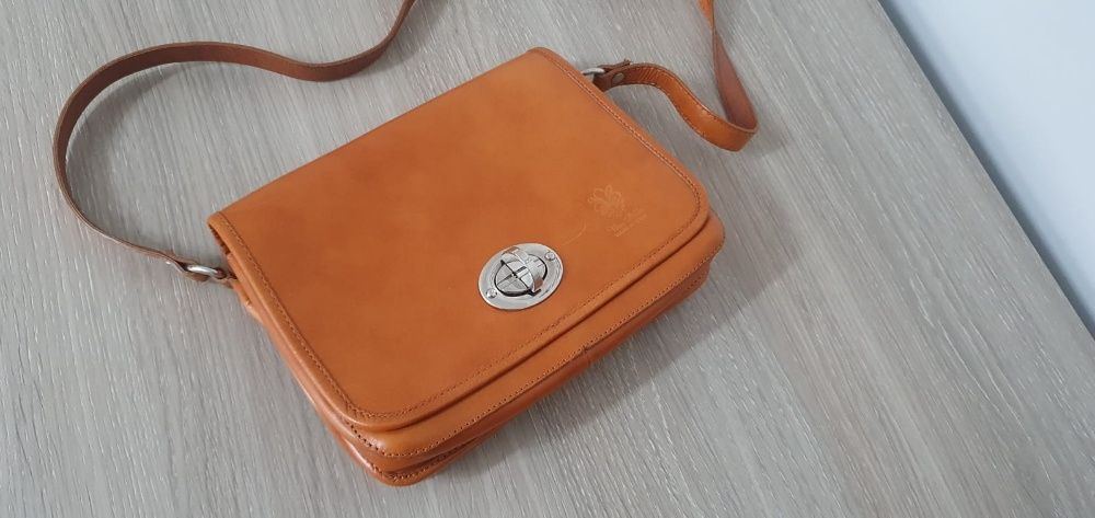 Mała torebka włoska skóra naturalna