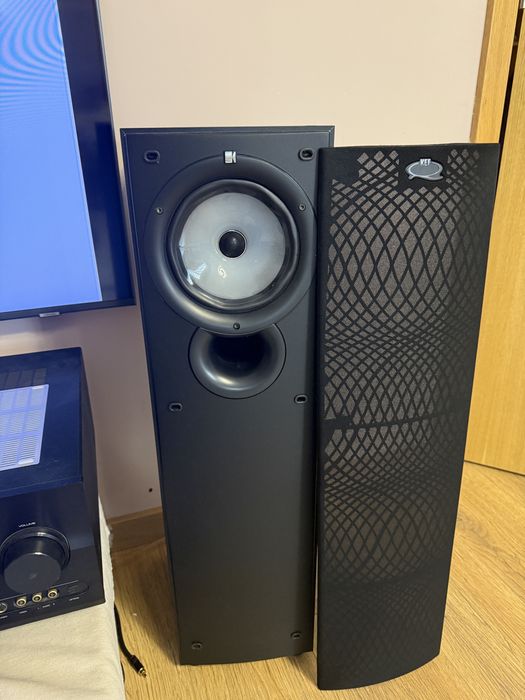 Audio sistema KEF Q35 e Yamaha