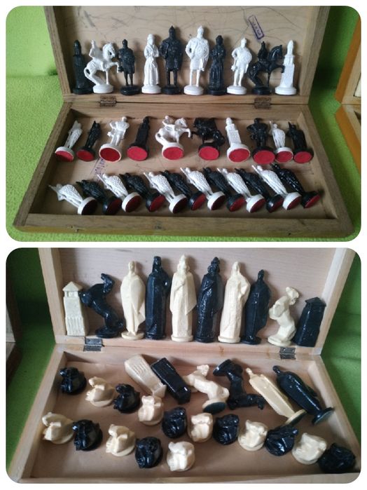 Шахматы САМУРАИ, РЫЦАРИ, Киевска Русь, Ярослав Мудрий все из 70 тых -