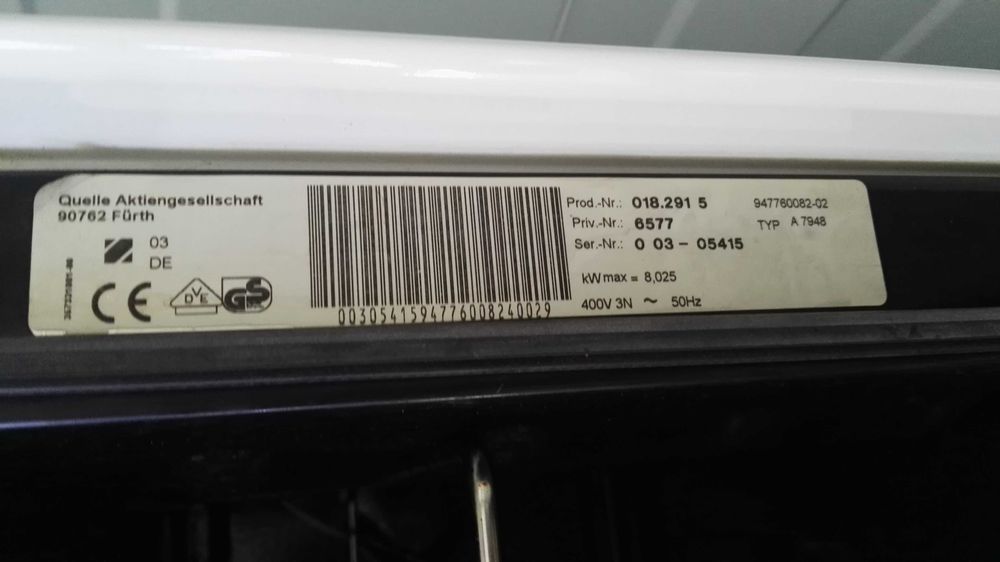 Kuchenka elektryczna niemieckiej marki Privileg, 230 V