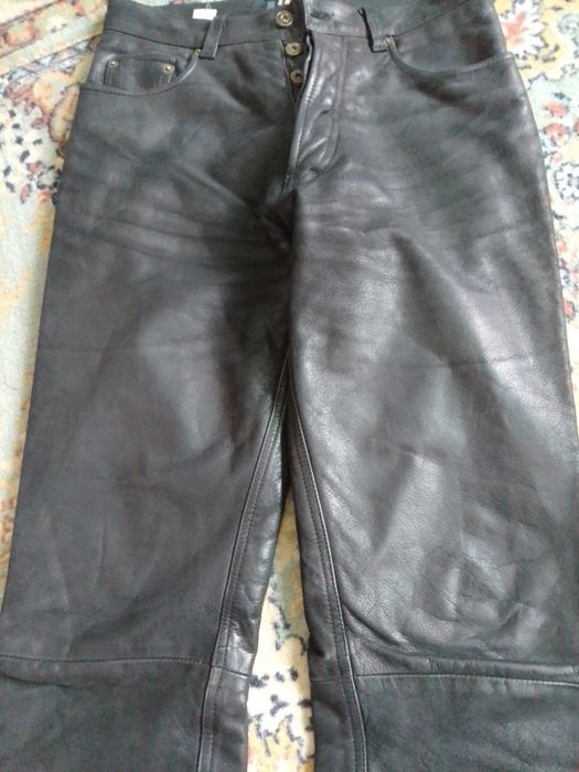 Шкіряні чоловічі штани