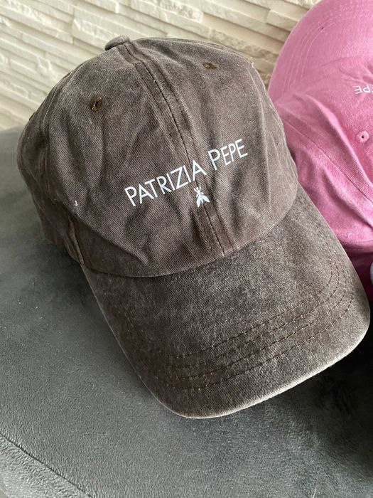 Patrizia Pepe nowa czapka bejsbolowa z daszkiem brąz