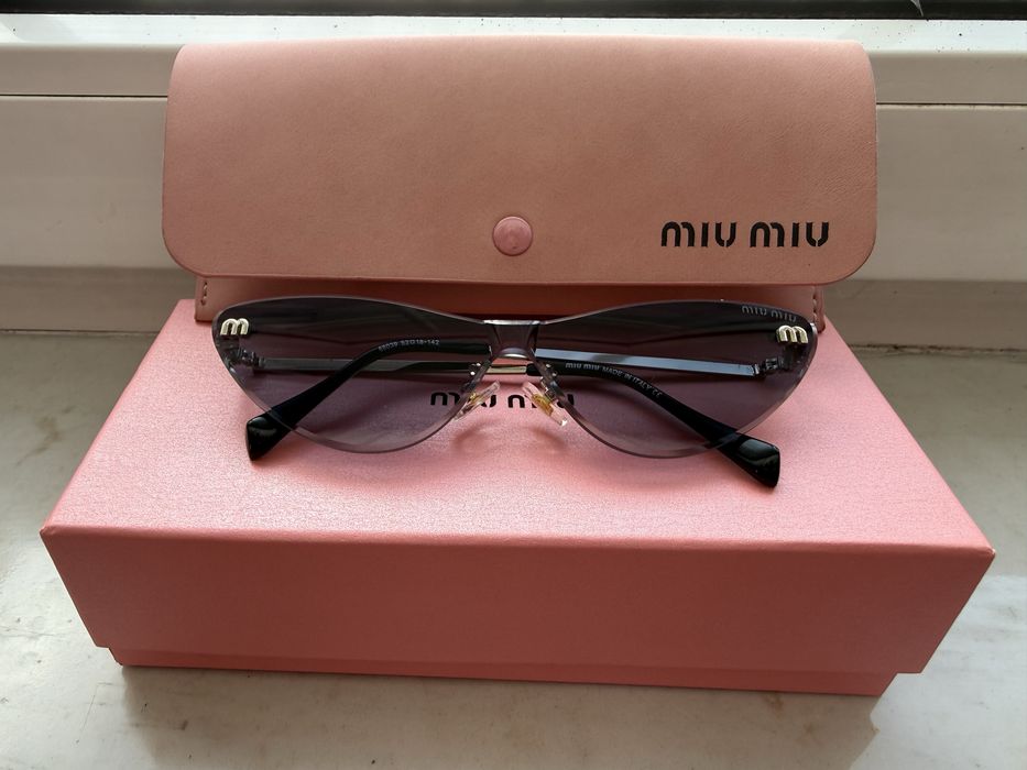 Okulary damskie miu miu