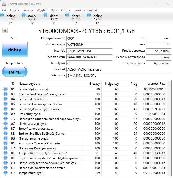 Dysk zewnętrzny 6TB Seagate Backup Plus Hub USB3.0