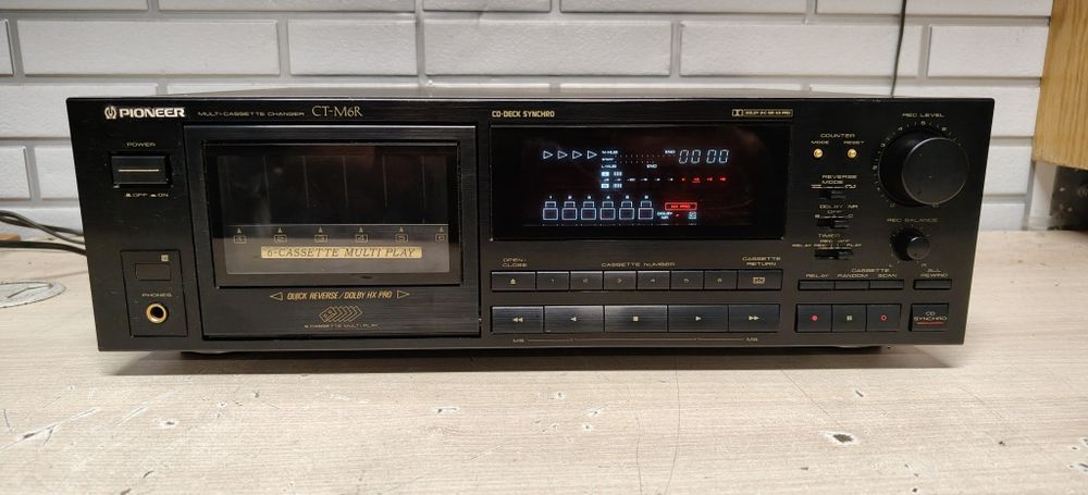 Magnetofon deck zmieniarka PIONEER CT-M6R. Unikat
