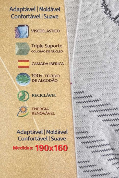 Colchão ErgoFlex | 1,90 x 1,60 Casal