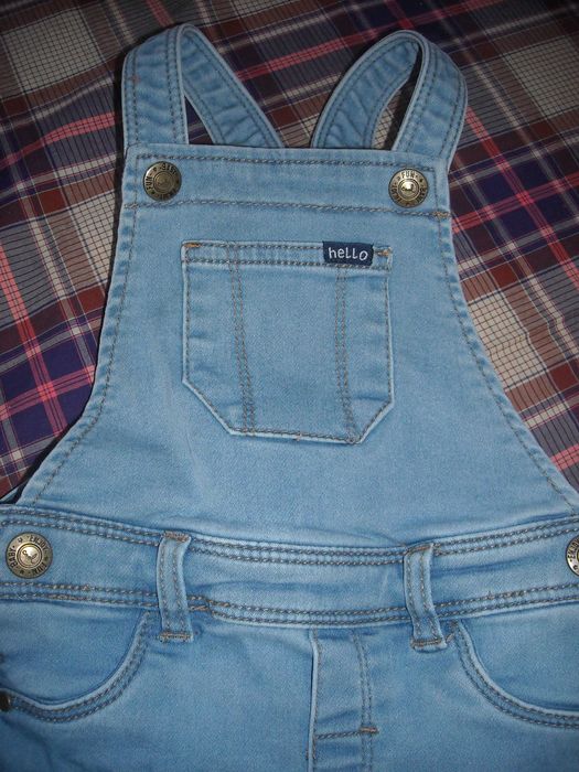 Jardineiras macacão de ganga