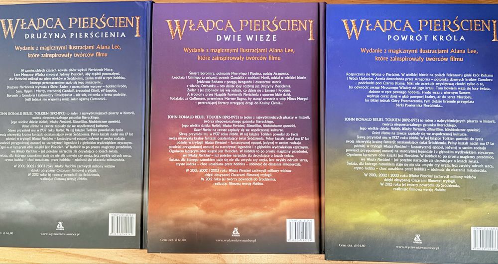 Trylogia Władca Pierścieni J. R. R. Tolkien