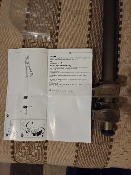 Tripé Monopié para arma