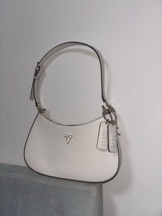 Mala de ombro Noelle saffiano - Guess