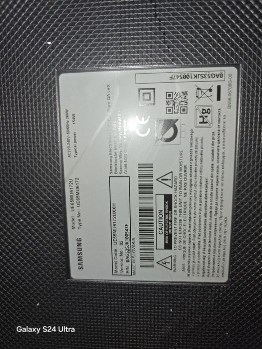 Sprzedam sprawną płytę główną i zasilacz do SAMSUNG UE65MU6172UXXM