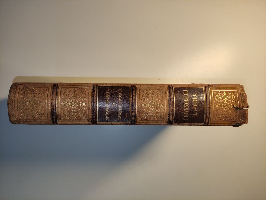 Słownik francusko-niemiecki niemiecko-francuski 1896r.